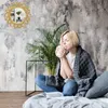 relaxdays Dekoracyjne lustro ścienne okrągłe Podgląd zdjęcia produktu 5