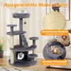 COSTWAY Arbre à chat petit, arbre à chat en bois, arbre à Voir les images du produit 5