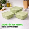 Frischhaltedose mit Deckel 3er Set Luftdicht "BPA-Frei" aus Produktbild-Vorschau 4