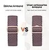 Smartwatch-Armband Geflochtenes Armband Kompatibel mit Produktbild-Vorschau 4