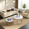 UnboxG Couchtisch Runder Kaffeetisch, 2tlg. mit Produktbild-Vorschau 3