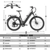 E-Bike Cityrad 28x2,4 Zoll, 110km, 70 Nm Hinterradmotor, Produktbild-Vorschau 11