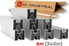 GAL- INDUSTRIAL | Aluprofil für photovoltaik – 6 m – Typ S Produktbild-Vorschau 3