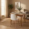 Chaise avec coussin en velours pour cuisine salon Voir les images du produit 2