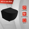 LAVITA Wand-WC Brava Black Hänge Toilette WC Sitz Produktbild-Vorschau 4