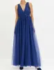 Bonprix abito da sera lungo con corpetto in pizzo blu Anteprima dell’immagine prodotto 1