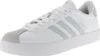 A studio shot of a single white Adidas sneaker with gray accents. Produktbild-Vorschau