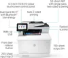 A diagram of an HP printer with callouts highlighting its features. Podgląd zdjęcia produktu