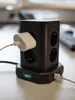 Brennenstuhl 8-gniazdowa wieża z 4 portami USB 2m Podgląd zdjęcia produktu 3