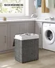 SONGMICS Koš na prádlo, s uchy, skládací, vyjímatelný vak Náhled obrázku produktu 2