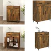 vidaXL Sideboard Räuchereiche 69,5x34x90 cm Holzwerkstoff - Produktbild-Vorschau 1