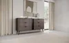 Kommode/dressoir TERZO K163 6S, gestreept front, metalen Productafbeelding-voorbeeld 3