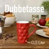 Dubbetasse rot 0,2 L ohne Aufdruck (durchgedubbt) - Produktbild-Vorschau 2