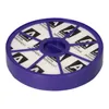 A purple and white round HEPA filter with black lettering. Produktbild-Vorschau