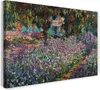 Leinwandbild (80x60cm): Claude Monet - Des Künstlers Garten Produktbild-Vorschau 1