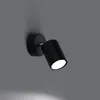 Kinkiet LEMMI czarny-chromowany 1xGU10x40W metal Podgląd zdjęcia produktu 3