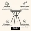 Table de bistrot ronde 70x60cm table de jardin terrasse Voir les images du produit 2
