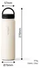 Trinkflasche Edelstahl 750ml Thermo Flasche Sport Produktbild-Vorschau 3