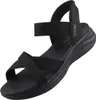 Skechers Slip-Ins: Ultra Flex 3.0  Sandalen Plat - Zwart - Voir les images du produit 1
