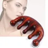 Kopfhautmassagekamm mit 5 Zinken, Sandelholz, Gua Sha, Produktbild-Vorschau 3
