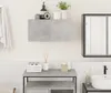 Armadio a muro per bagno grigio cemento 60x25x30 cm Anteprima dell’immagine prodotto 3