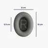A diagram showing the dimensions of a headphone earpad. Produktbild-Vorschau