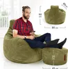 Green Bean® Sitzsack mit Hocker aus Cord - Sitzsäcke für Produktbild-Vorschau 4