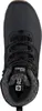 A top-down view of a black winter boot. Voir les images du produit