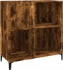 A product shot of a wooden cabinet with multiple shelves and compartments, set against a white background. Náhled obrázku produktu
