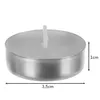 A single tea light candle with dimensions indicated. Podgląd zdjęcia produktu