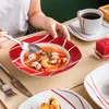 service de table 30 pièces, service combiné en porcelaine, Voir les images du produit 5