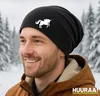 Huuraa Beanie Einhorn Silhouette Black One Size Baumwolle Produktbild-Vorschau 2