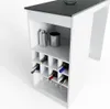 Bartisch Vicco Ross Weiß/Anthrazit 115 x 50 cm, Model 30469 Produktbild-Vorschau 6