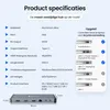 Siltcon® 14-in-1 USB-C Dockingstation mit 100 W Adapter – Produktbild-Vorschau 8