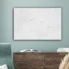 MuchoWow® - Leinwandbilder - Spachtelmasse - Weiß - Textur, Produktbild-Vorschau 4