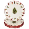 4x Maestro Natale Assiette à gâteau céramique 4 personnes Voir les images du produit 4