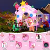 3.05m Rosa Aufblasbarer Weihnachtsbogen mit LED-Beleuchtung Produktbild-Vorschau 2
