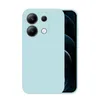 A light blue phone case is shown from the back, with the phone screen visible on the right side. Produktbild-Vorschau