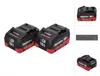 Metabo LiHD Set di 02 batterie 18 V 10,0 Ah sistema CAS (2x Anteprima dell’immagine prodotto 1