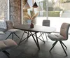 DELIFE Esstisch Carlow 130/200x95 cm Keramik Grau Metall Produktbild-Vorschau 6