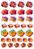Rose di wafer colorate per torta - DECORAZIONE DECORAZIONE Anteprima dell’immagine prodotto 2