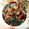 GKA XL Sonnenfänger süße Eichhörnchen 20 cm Buntglas Produktbild-Vorschau 3