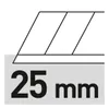 Lame de rechange KDS HB10/25x0. 7mm 10pcs noir Voir les images du produit 10