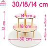 3-stöckiger Tortenständer 30/18/14 cm Brand4Cake Produktbild-Vorschau 2