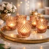 6 Teelicht Halter Glas Teelichthalter Gläschen Kerzenhalter Produktbild-Vorschau 6