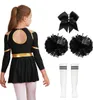 A young girl modeling a cheerleader outfit with accessories. Náhľad obrázku produktu