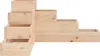 vidaXL Pflanzentreppe 4 Stufen 80,5x79x36 cm Massivholz Produktbild-Vorschau 5