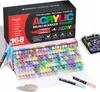 GuangNa 168 Farben Acrylmarker Set – Pinselspitze, Produktbild-Vorschau 1
