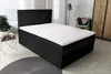 Boxspringbett S-Deluxe 180x200 Schwarz mit Stauraum Produktbild-Vorschau 1