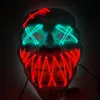 LED Halloween maska, ovladatelná – zářící maska inspirovaná Náhled obrázku produktu 1